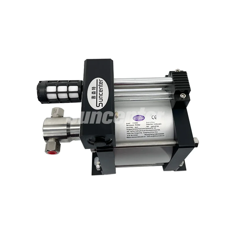 300bar Air Driven Pressure Chemical Injection Filling Pump Liquid Gas Booster Pump