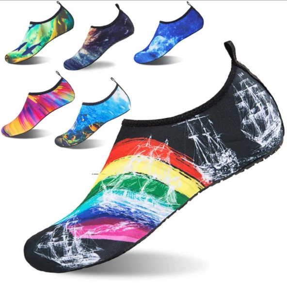 VCANFASHION, летние носки для плавания и дайвинга, нескользящие носки с песком для пляжа, футбола, Пляжные Носки, пляжная обувь унисекс, спортивная обувь для водных видов спорта