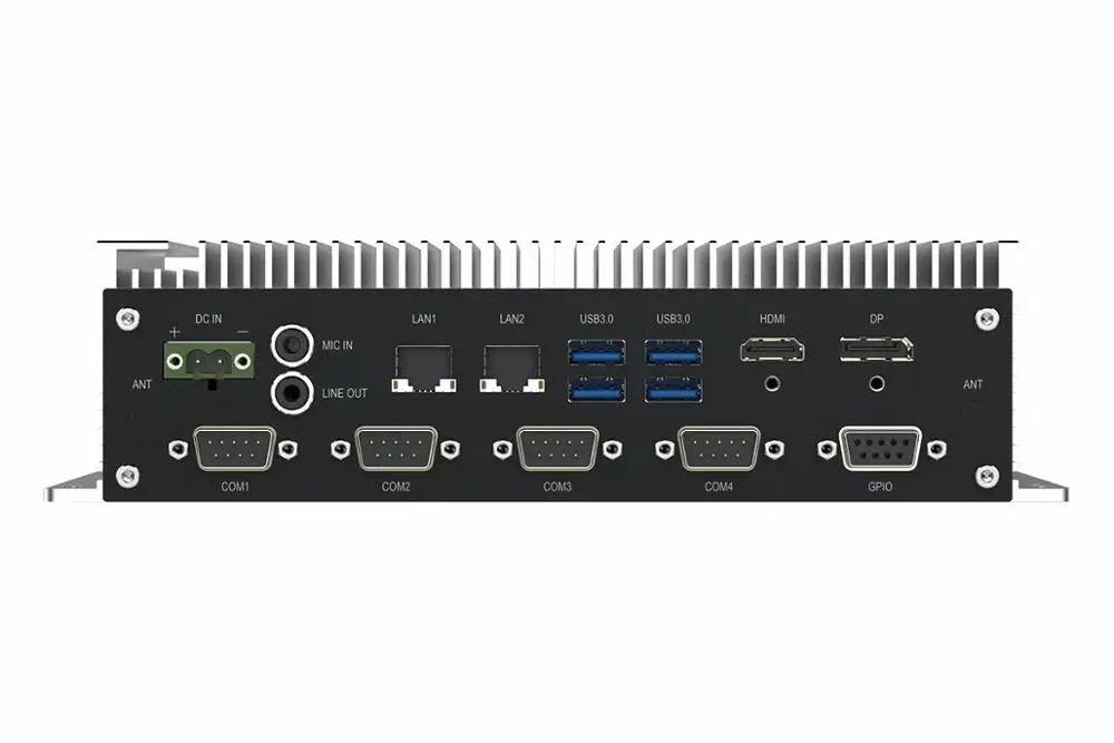  Промышленный компьютер встроенный безвентиляторный мини-ПК Intel J1900 i3 i5 i7 монтажная направляющая по