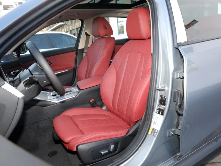new B M W i3 electric car sedan design 2024 eDrive 40L Night set