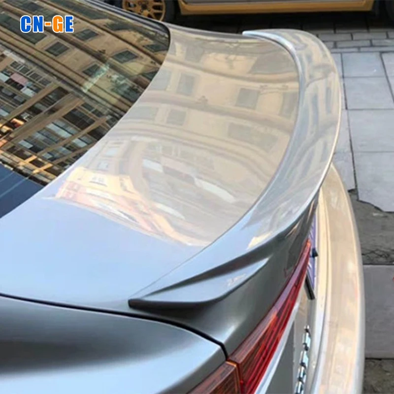 Plastic ABS gloss Black or Carbon fiber look rear spoiler extension Parts for Lexus is200 is250 is300 2013-2019