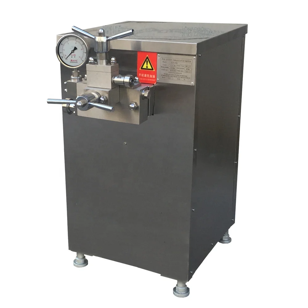 
Small capacity Yogurt milk homogenizer Soymilk juice drinks high pressure homogenization machine 