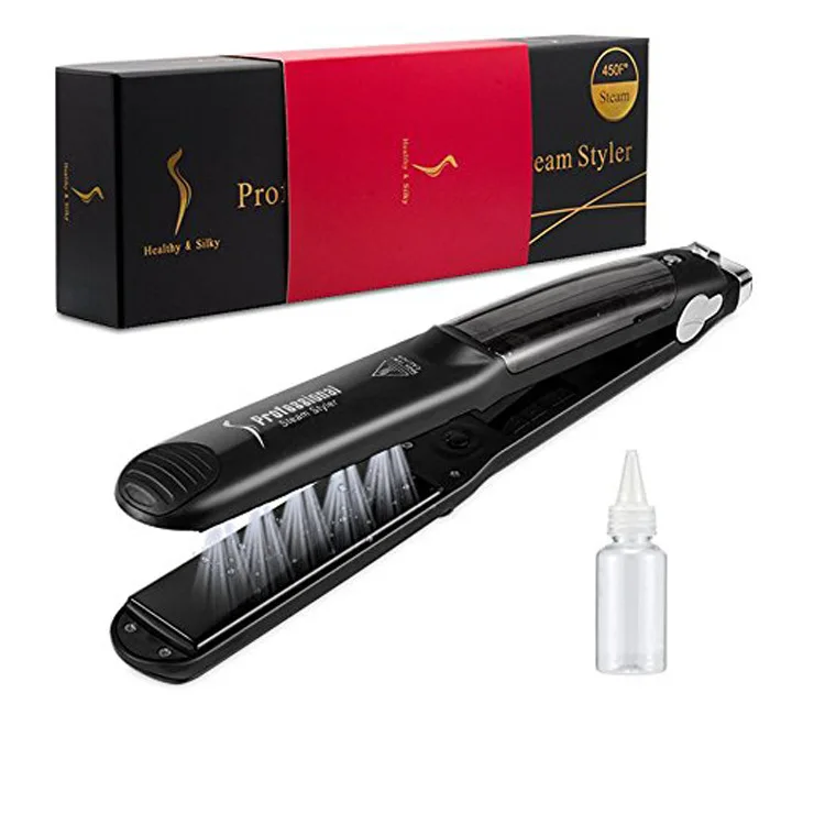 
Ceramic Tourmaline Steam Iron Flat Iron With Vapor Steam Vapor Hair Straightener PORTABLE HAIR STRAIGHTENER 