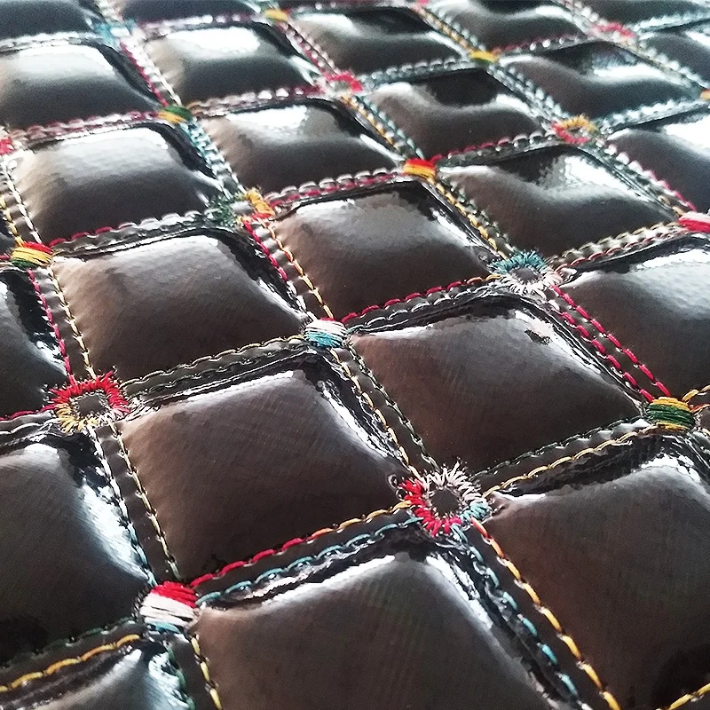 1.8M Width Car Floor Mat Rolls By Embroidery 3D 5d Laser PVC Leather