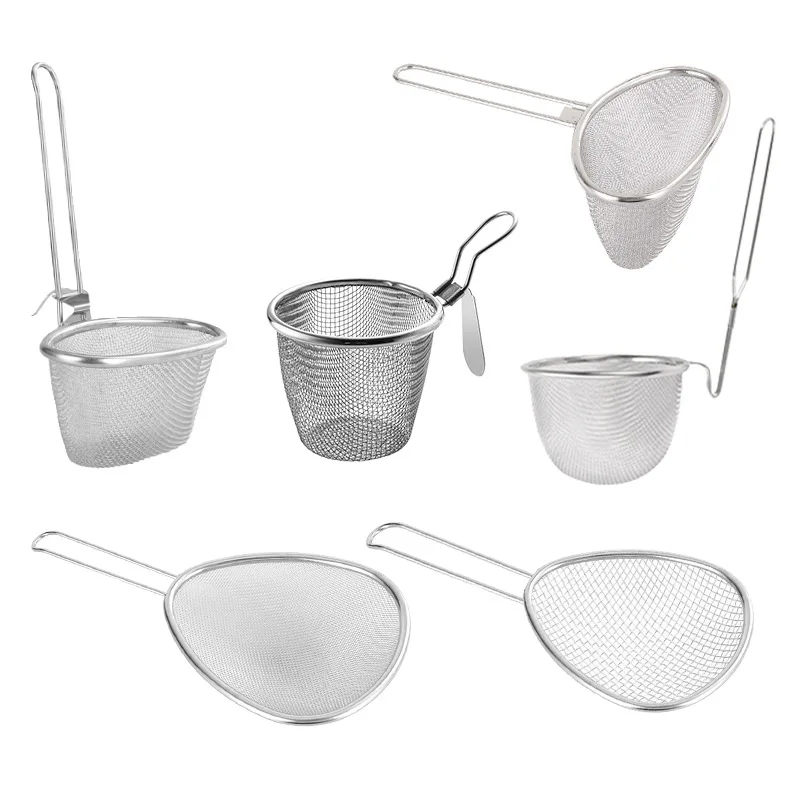 Ложка с фильтром для глубокой жарки из нержавеющей стали