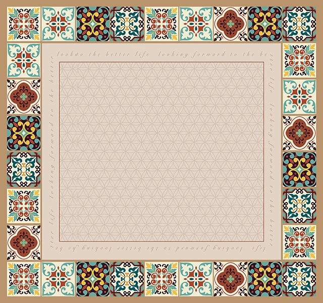 Eco-friendly Non-Slip Hotel Household Synthetic Leather Table Mats Heat-Resistant Washable PVC Plate Mats Placemats