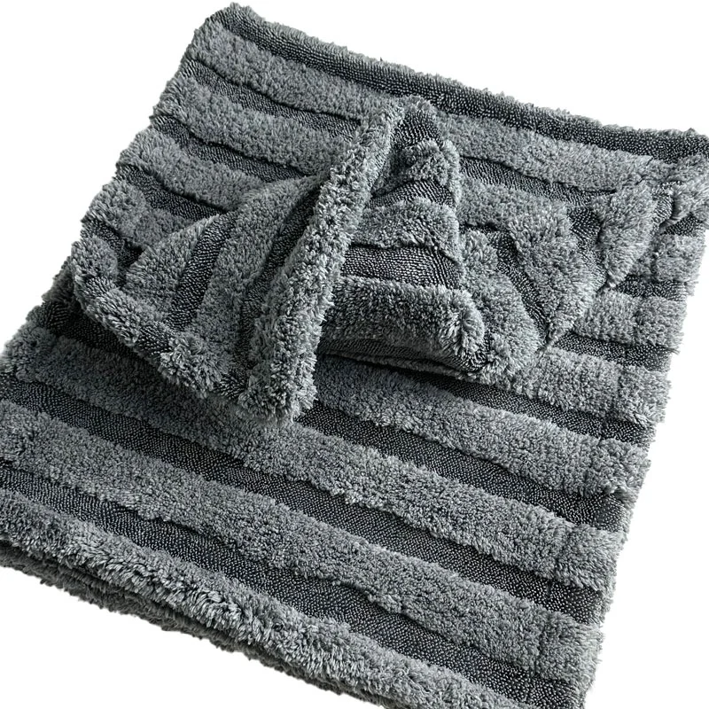 1200GSM 90x60 Large Microfiber Towels Car Wash Cleaning Absorbent  Turkey Twist Loop Drying Towel for Auto