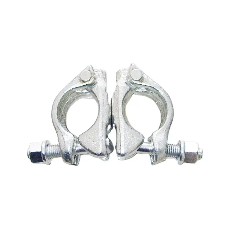 double coupler scaffolding parts name swivel coupler beam clamps name scaffolding swivel clamp end
