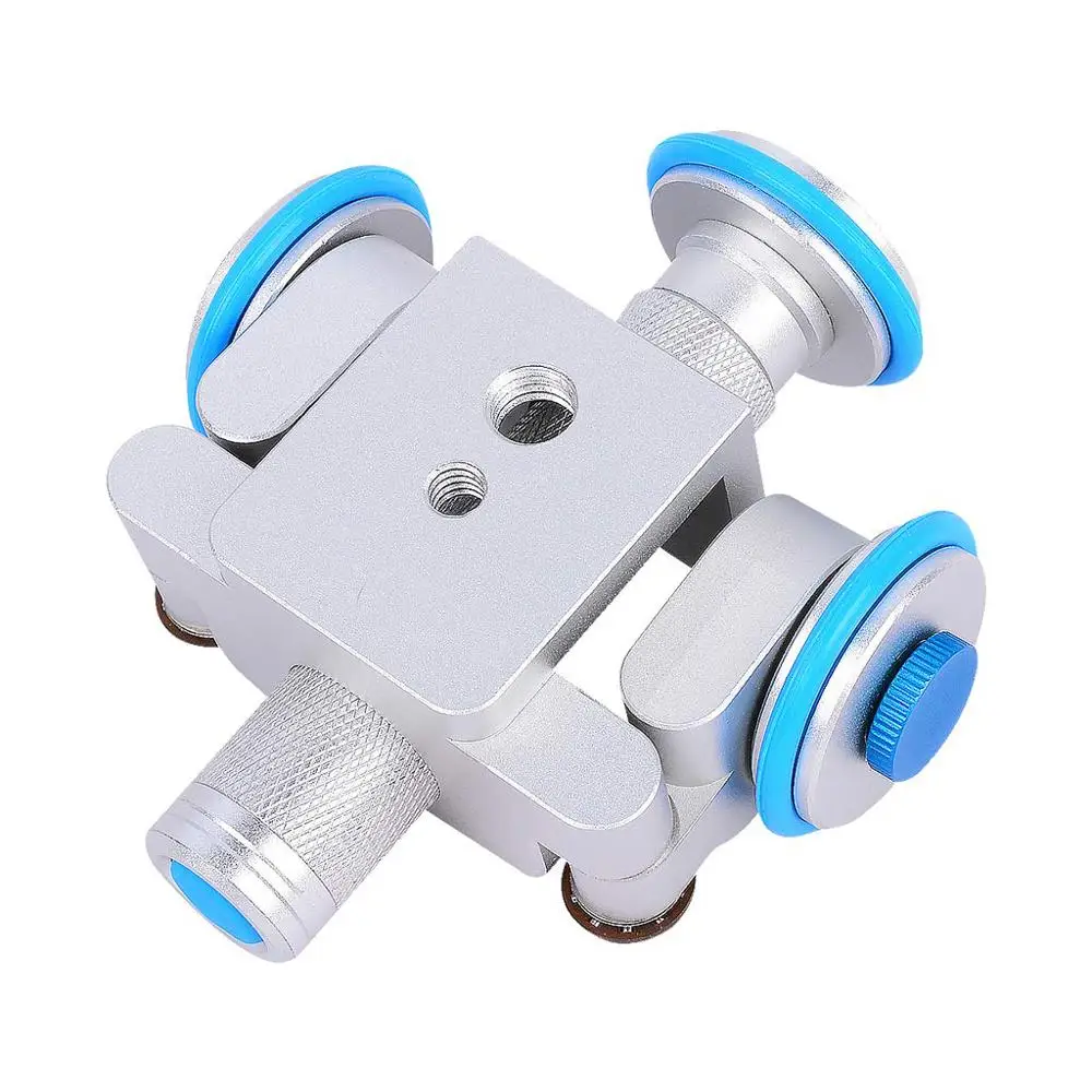 Video Camera 3-wheel Table Dolly  Electric Pocket Track Dolly Camera Motered Slider