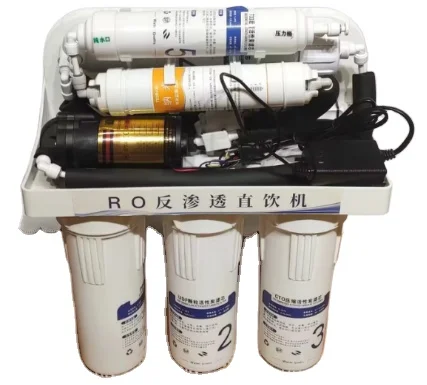 5 Stage RO Reverse Osmosis Water Purifier 10 Inch Self-Cleaning Water purification Filter Housing  for under Sink Use