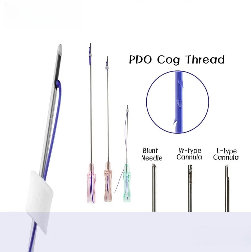 REJEON PDO Cog Threads V line for nose eyes lifting pdo mono thread mini 4D 6D