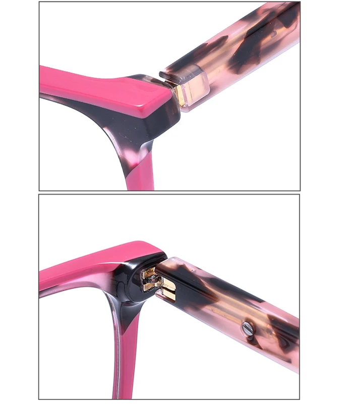 High Quality Acetate Eyeglass Frame Fashion Designer Square Eyewear Unisex Prescription Eye Glasses Optical Frames