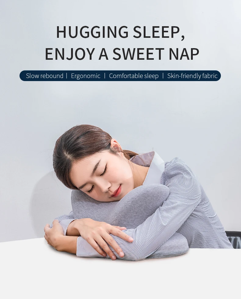 Neck Napping Kids Office Multi-Function Inflatable Nap Pillow