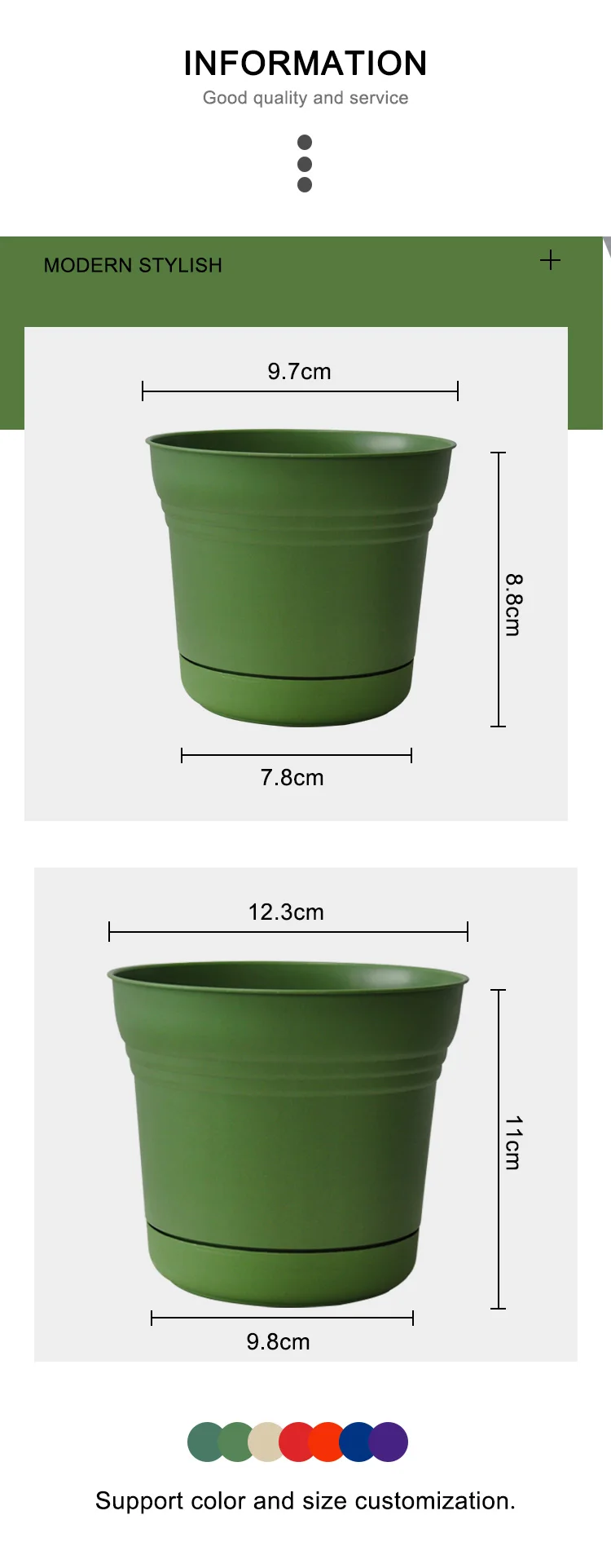 Wholesale Plastic Flower Pots Outdoor Large Garden Decoration Ornaments Pergola Artificial Plants Pots Macetas Para Plantas