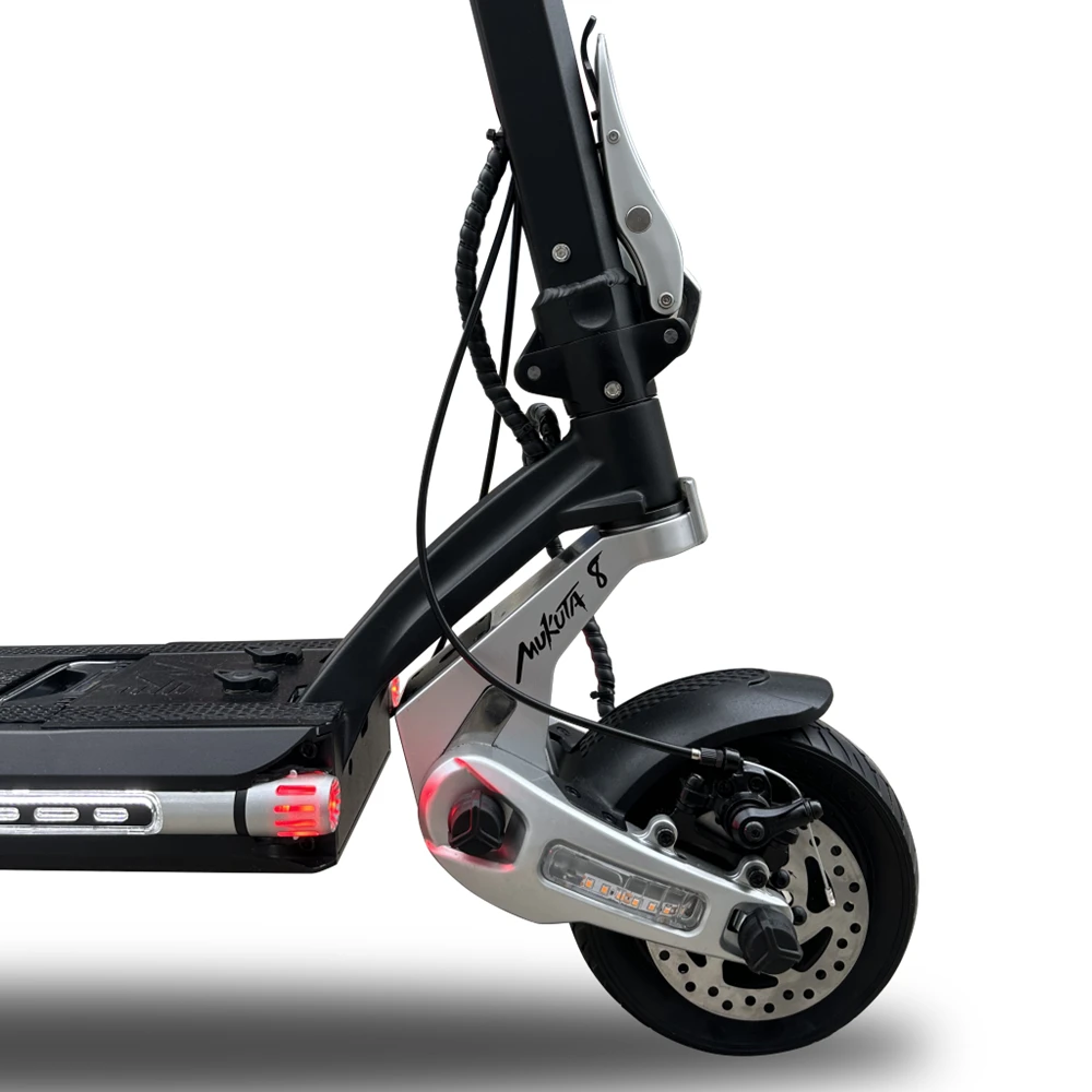 Mukuta 8 Electric Adult Scooter High Speed 38Km/H 8 Inch 600W Dual Motor 48V 15.6Ah Folding Electric Scooter Price In India