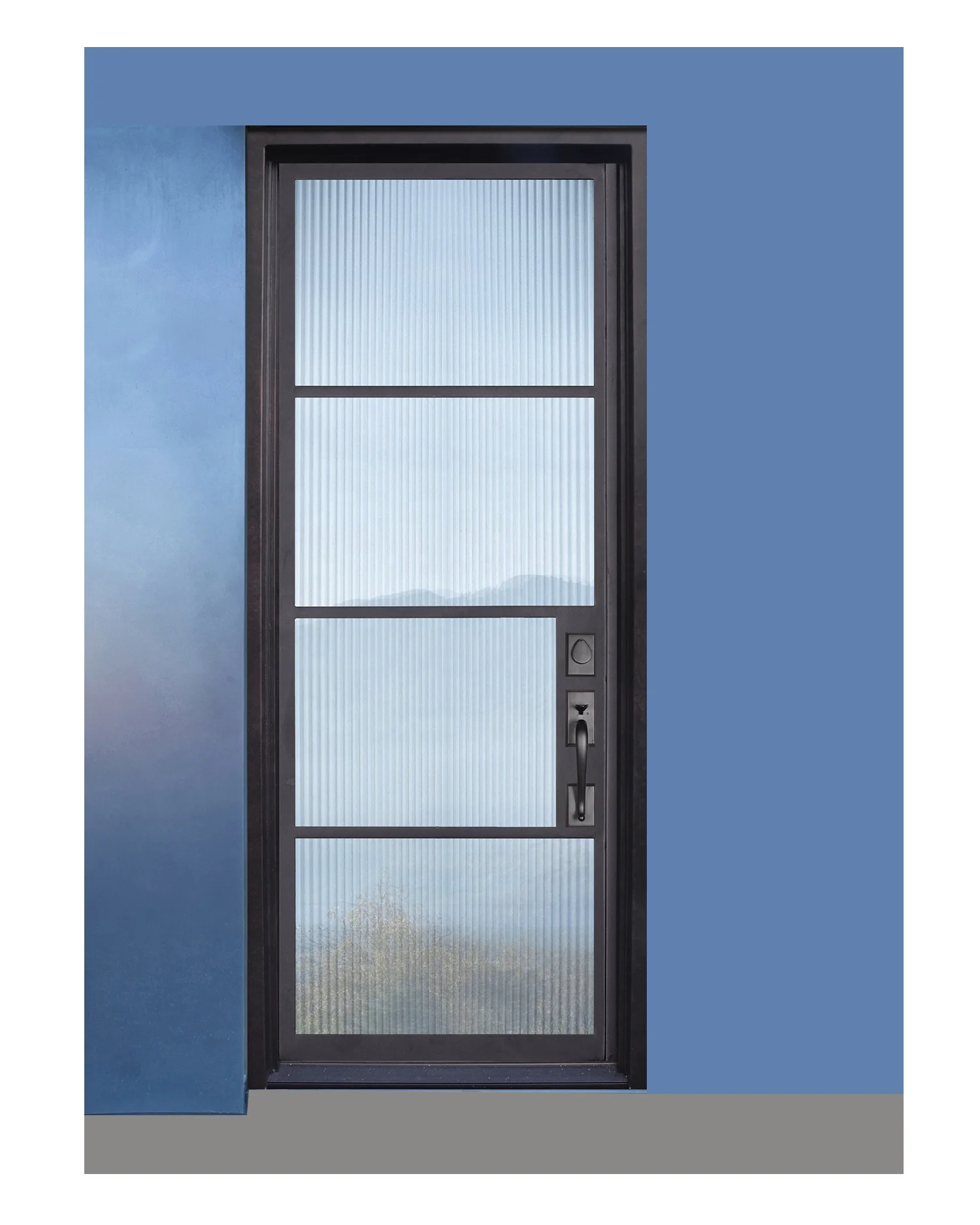 Residential Home Wrought Rod Iron Front Doors For Sale Design Single Gate Metal Steel Main Entry Tinted Lowes Glass Door
