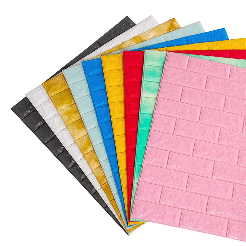 New Hot Sale PVC Wallpaper Waterproof Modern Wallpapers/Wall Coating Pe Foam 3d Wallpaper Home Decoration 3D Wall panel