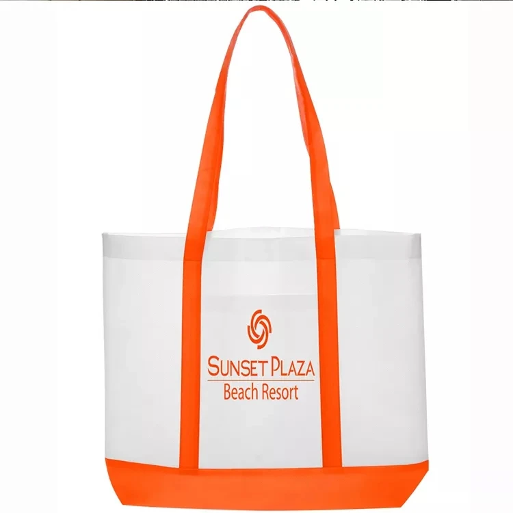Custom logo printed eco friendly direct manufacturer supplie gift packaging non woven tote shopping bag