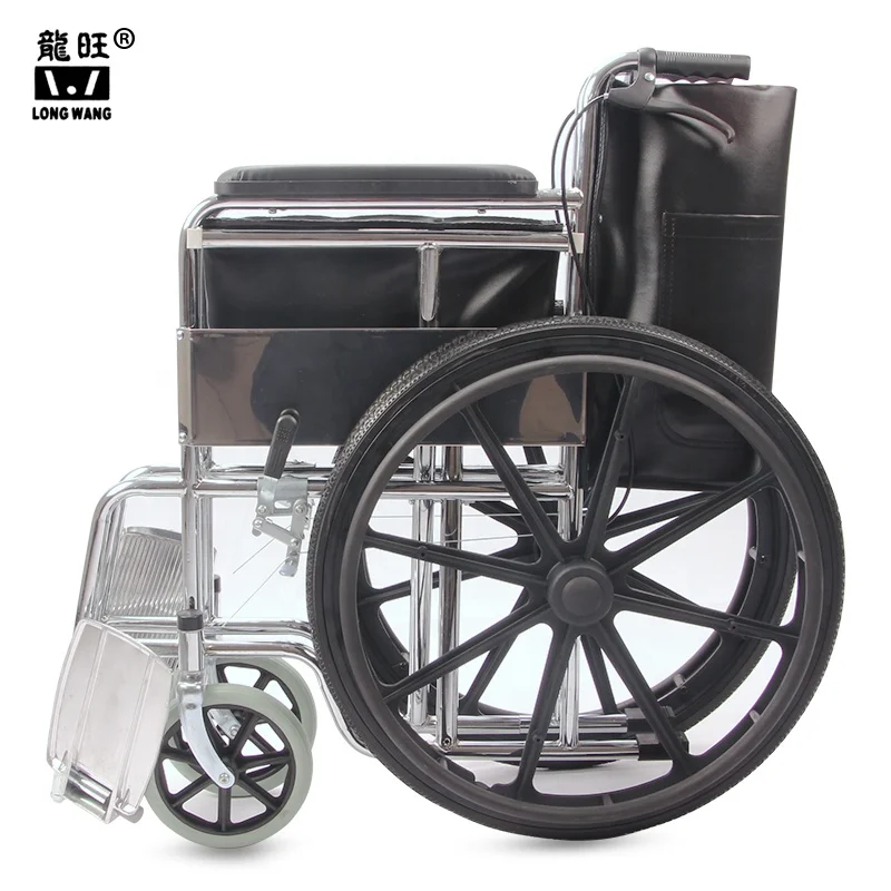 Hot sale 809 chromed frame lightweight mag wheel manual medical wheelchair