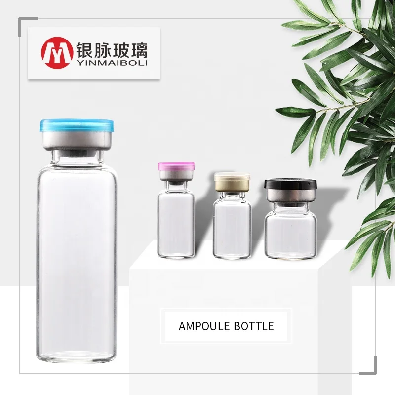 Hot Selling Transparent 2ml 3ml 5ml 10ml 15ml Injection Glass Ampoule Bottles Medical Vial Bottle