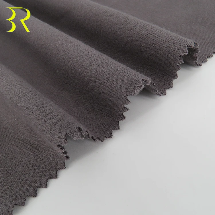 
Keep Warm Organic Elastane 95%Cotton 5%Spandex 300GSM Knitted Brushed Flannel Cotton Fabric On Sale For Winter Garment 