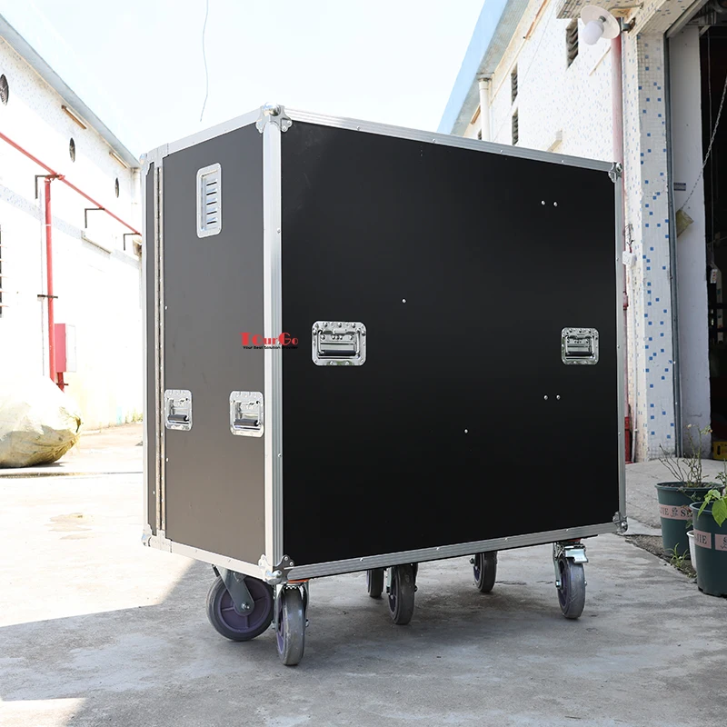 Small horse box locker equestrian double saddle tack locker flight case