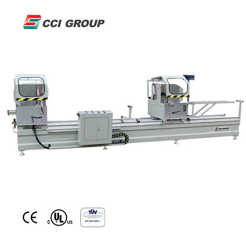 CCI GROUP aluminium window and door making machinery for UPVC plastic windows and door profile manufacturing CNC cutting machine