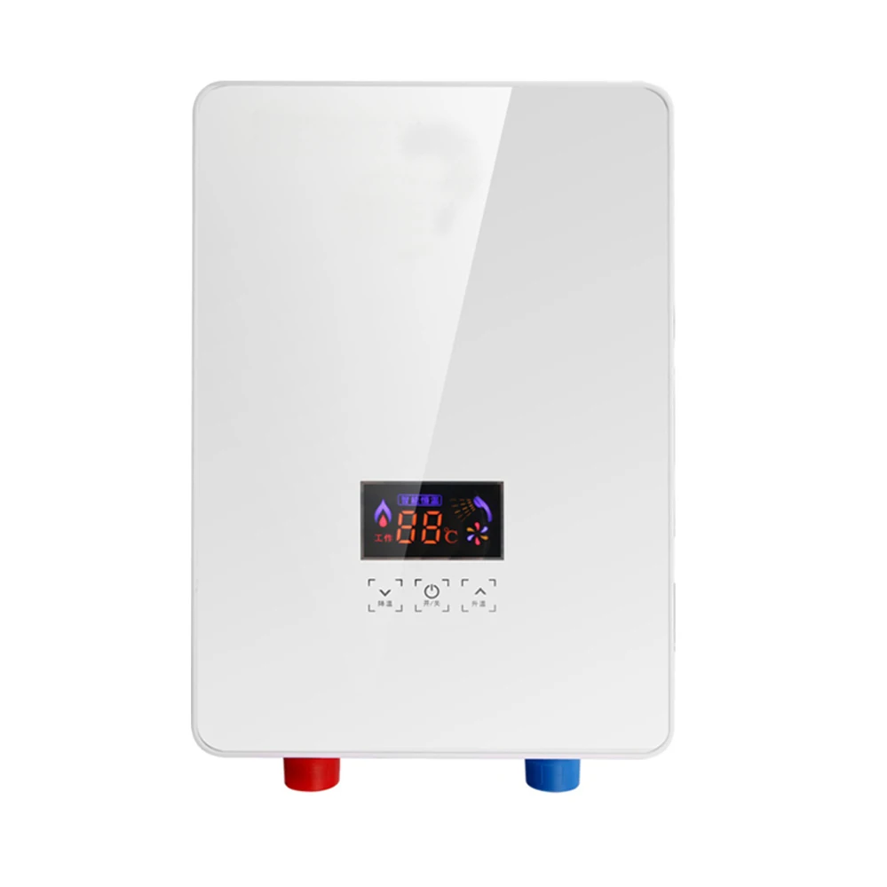 Мгновенный настенный безрезервуарный электрический водонагреватель для горячего душа