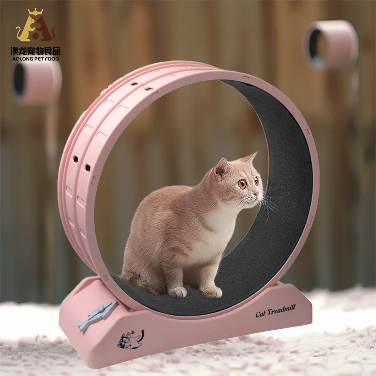 2024 Innovative Interactive Pet Exercise Treadmill Cat Fitness Toy with Running Wheel Pet Supplies