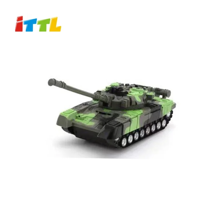 1:18 Радиоуправляемый боевой танк, 4-канальный симулятор боевого боя, радиоуправляемая модель танка с подсветкой и звуком