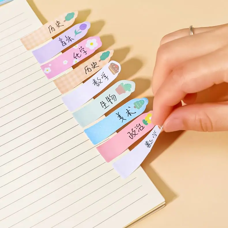 Cartoon animals series school student kids sticky notes pad memo pad stationery supplies customize