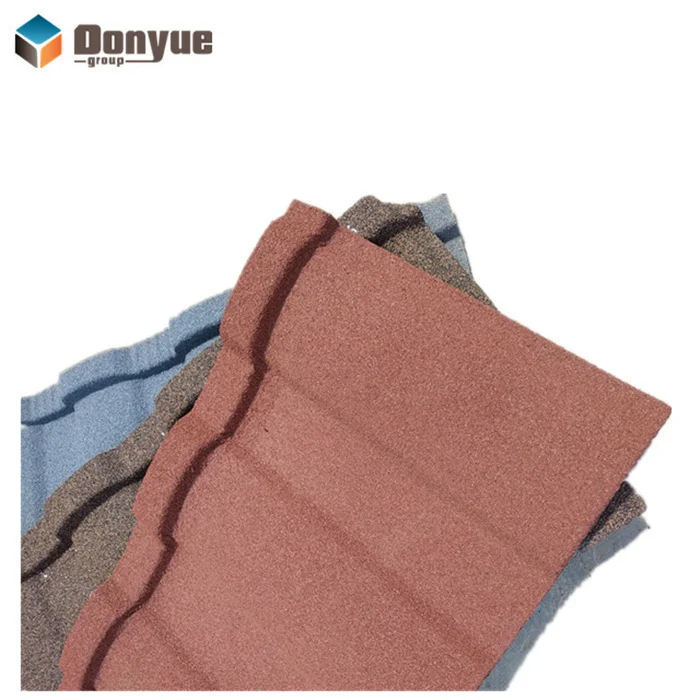 Anti-corrosive Composite Stone Coated Metal Roof Tile Stone Coated Metal Roof