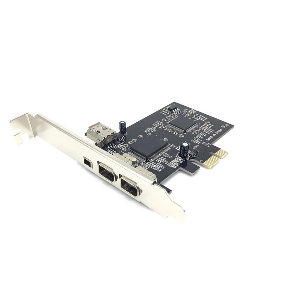 
 PCIe 3 порта 1394A Firewire расширения PCI Express к IEEE 1394 контроллеру адаптера 2x6 контактов и 1x4 контакта для настольного компьютера  
