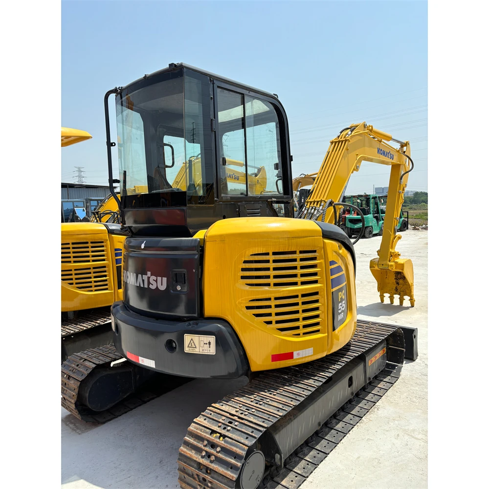 pc 55 mr mini crawler hydraulic excavator cabin cab small digger bagger pelle price boom swing