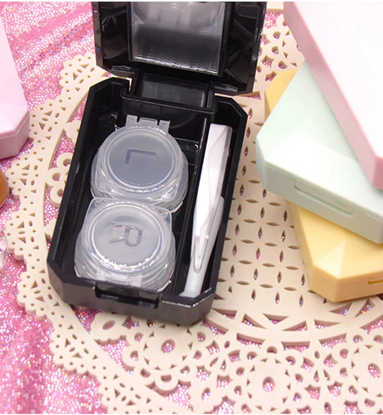 Wholesale Eco-Friendly Portable Designer Contact Lens Tweezer Case