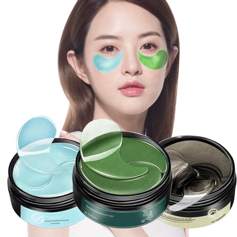 Korea увлажняющая коллагеновая Золотая Подушечка Для глаз питательная маска для удаления тонких линий кристальная маска для глаз под глазами