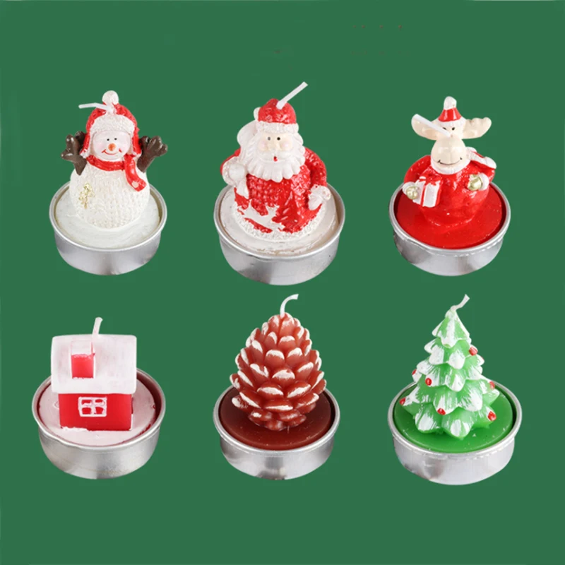 Christmas crafts decorate natural scented candle tin, Luxury aluminum metal and cement candle tin with gift boxes