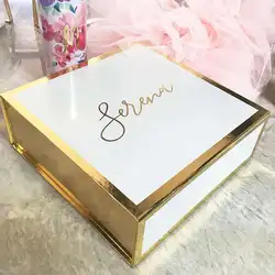 Luxury Custom Birthday Party Gift Packaging Favor Set Box Sweet Bridesmaid Proposal Wedding Favor Boxes
