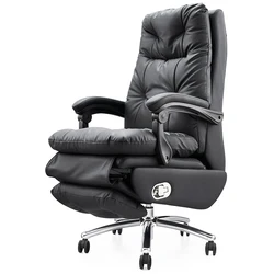White big size electric office  chair leather boss work chair automatic modern business chair