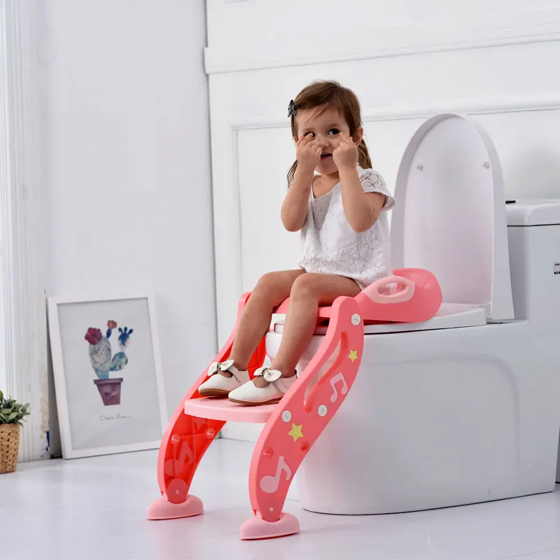 
Idea Design portable ladder toilet baby potty training chair plastic toilet seat for children baby wholesale 