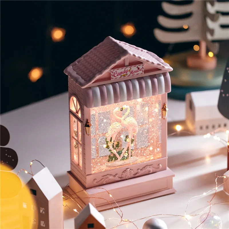 Candy House Automatic Snow Music Box Dance Ballet Princess Girl Birthday Gift