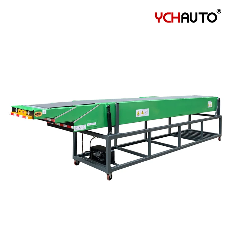 Telescopic conveyor loading unloading cargo with power durable retractable belt conveyor for manufacturer