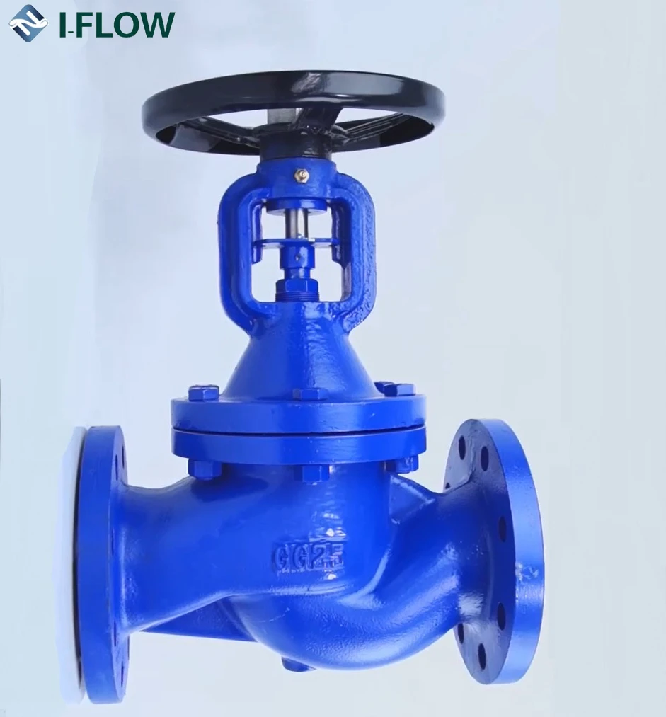 DIN PN25 Carbon Steel Bellow Seal Globe Valve