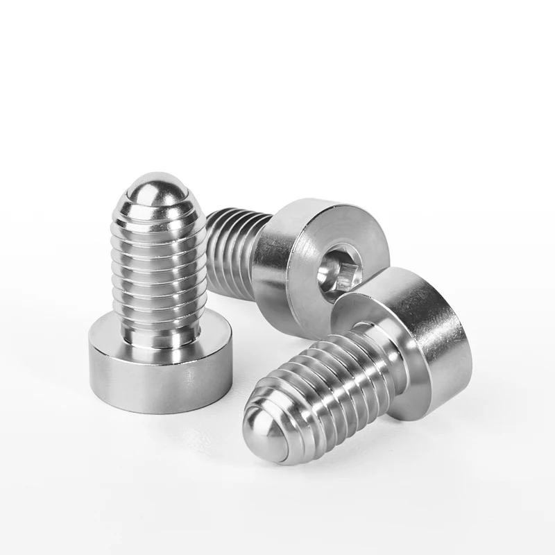 Factory direct sales of stainless steel/copper threaded spring plunger pins and ball threaded spring plungers