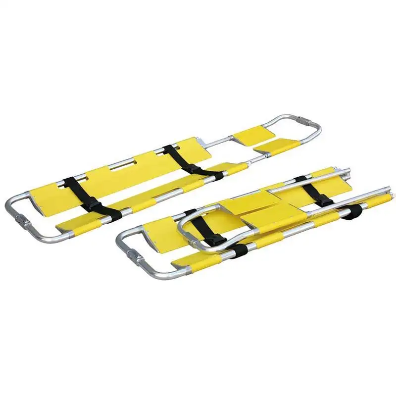 Factory direct supply aluminum shovel stretcher medical first aid folding shovel stretcher multifunctional stretcher