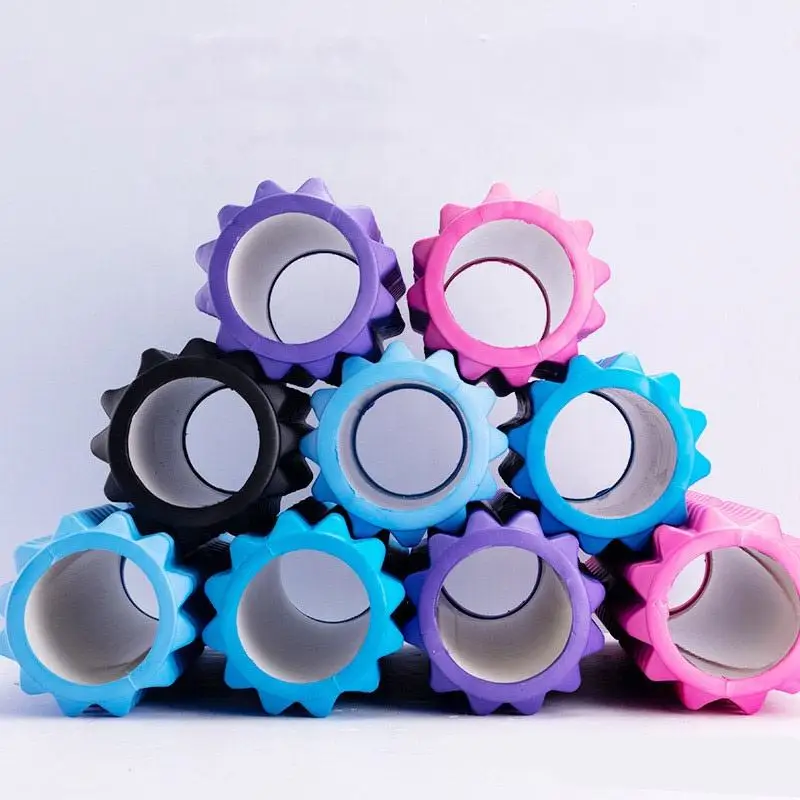 Fitness Foldable Logo Printed EVA High quality Yoga Pilates Essential Muscle Foam Roller