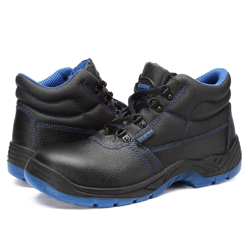 Larnmern Men Safety Shoes Steel Toe Cap Fashion Hiking Sneaker Shock Proof Puncture Proof Non-Slip Working  Footwear