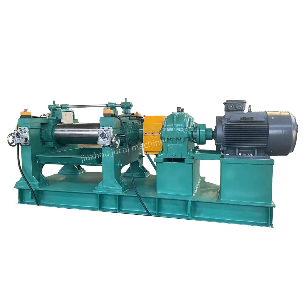 Compact Open Rubber Mixing Mill/two Roller Rubber Silicone Sheeting Mixing Mill