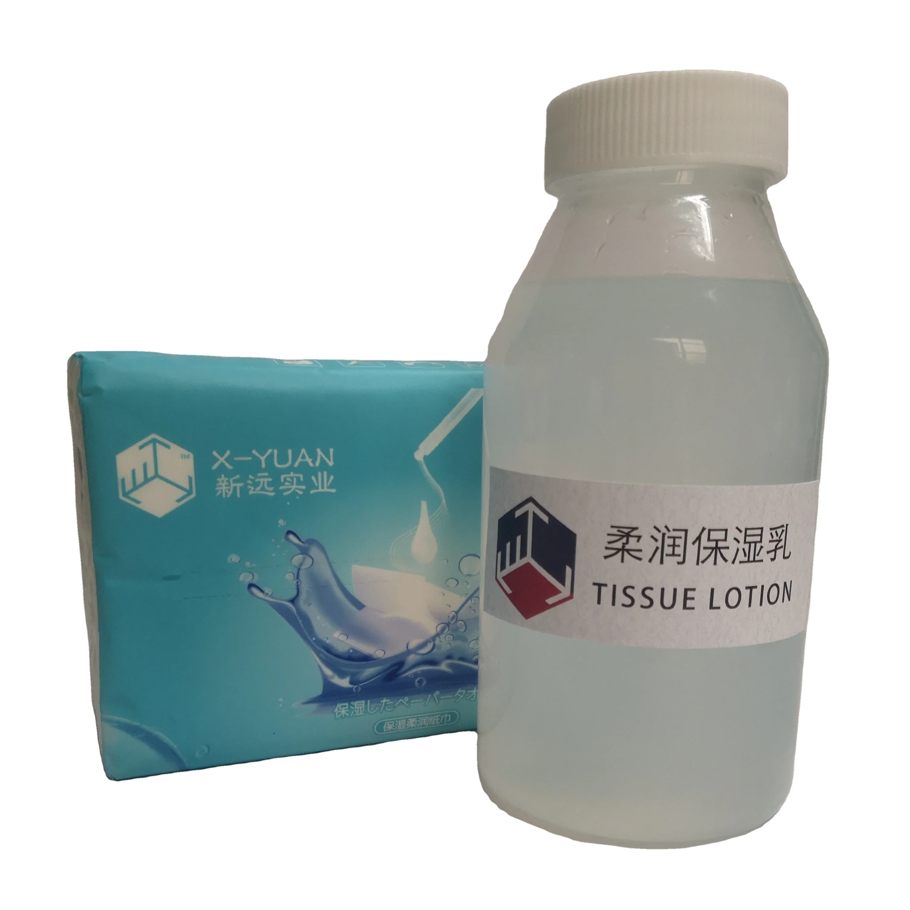 
100% native wood pulp tissue combine proportionally emulsion more moisturizing lotion tissue 