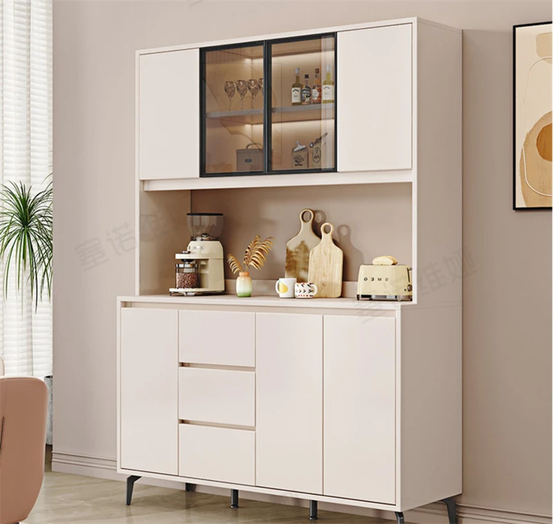 Kitchen Pantry Storage Cabinet with Drawer and Adjustable Shelves Pantry Cabinet for Kitchen Bathroom or Hallway